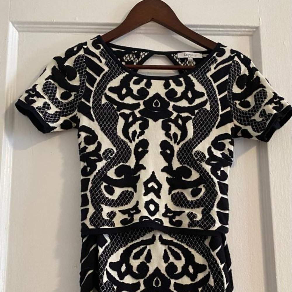 Lucy Paris - 2 Piece Dress Set - Mid-Length - S